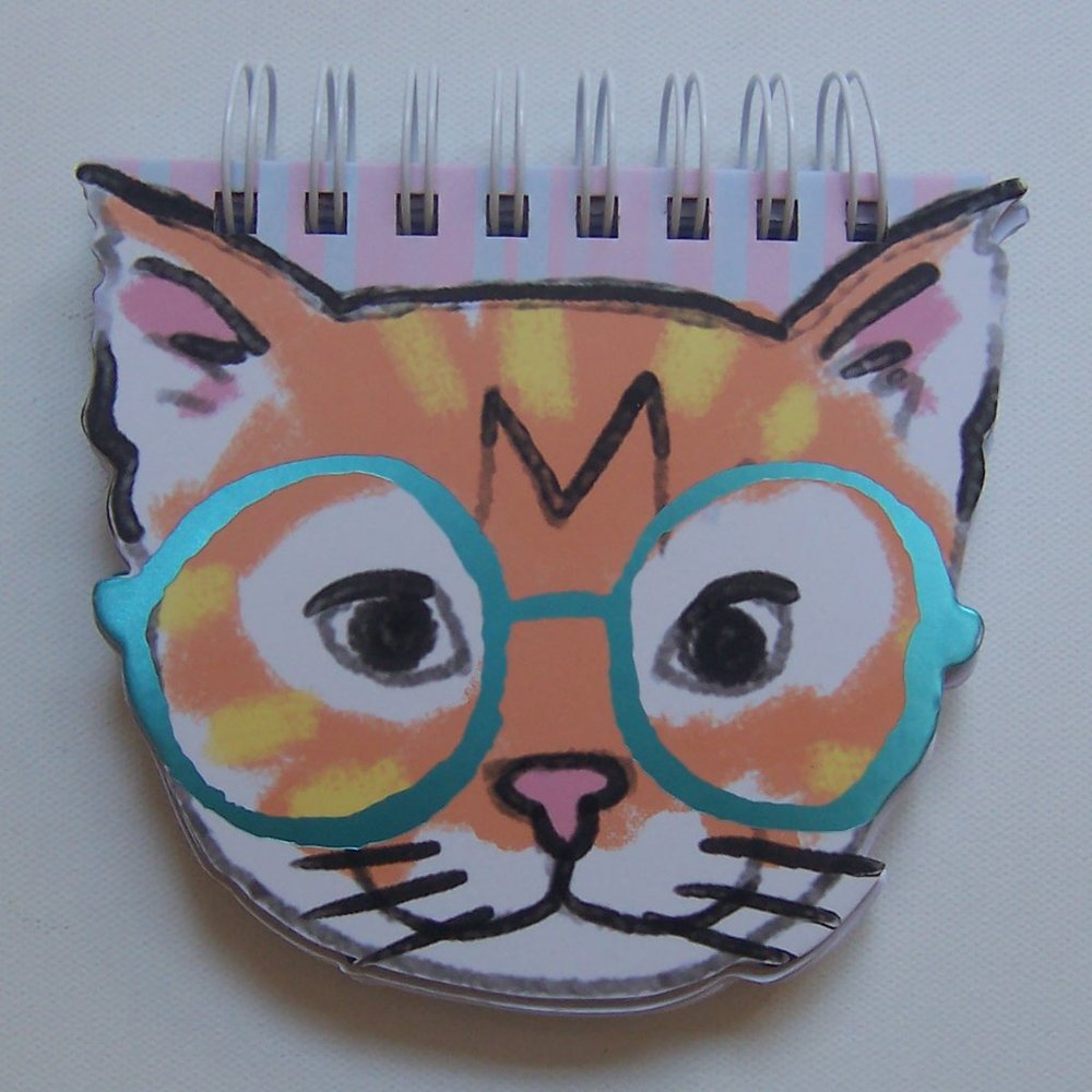 MOLLY & REX "Bespectacled Cat" Journal